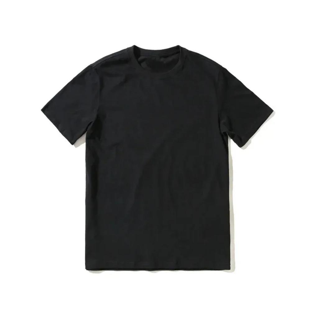 Summer Men Women T-shirt Cotton Solid Tshirts Oversized Short Sleeve T Shirt Fashion Soft White Black Tee 2024 Clothing Tops
