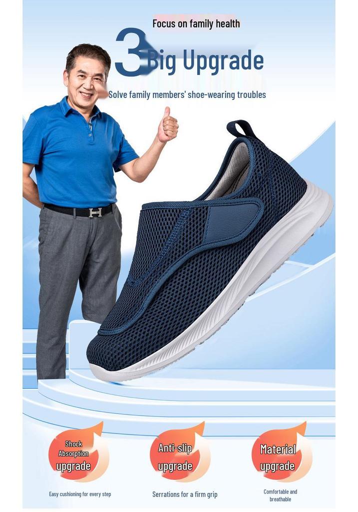 Elderly Swelling Relief Shoes for Men & Women - Diabetic & Post-Surgery Wide Fit
