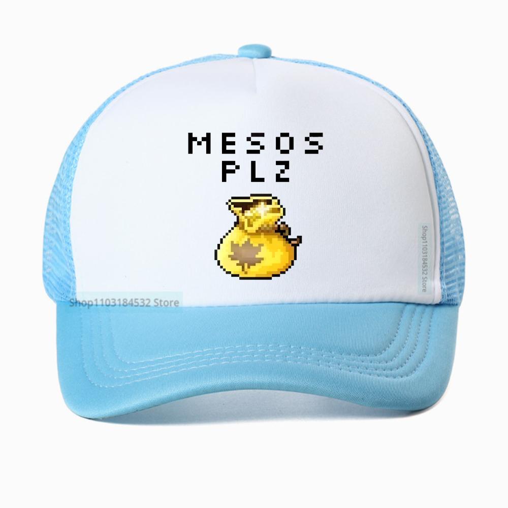 

MapleStory Kawaii Funny Printed baseball cap Buddy Personalize Homme Korea Style Hot Game caps summer Breathable snapback hats Adjustable