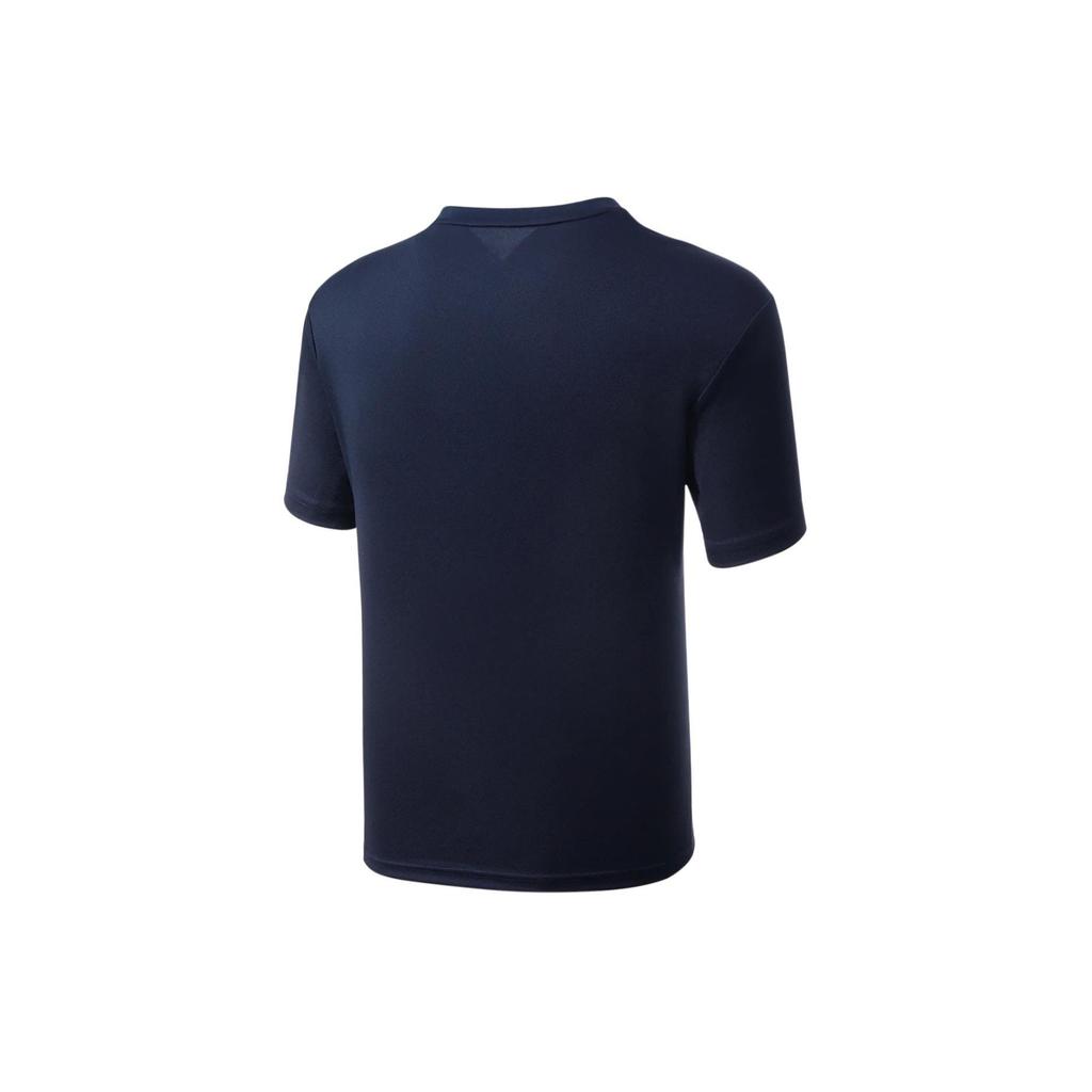 Li Ning Badminton Collection T Shirt Unisex Ink Blue AHSU469-5