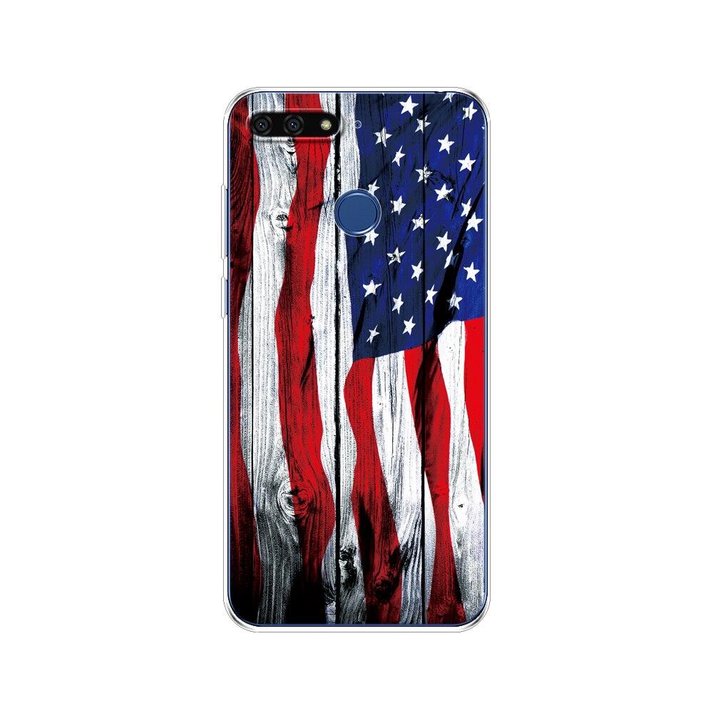 Pro Huawei Honor 7C 5,7 palcový kryt pouzdra Měkký silikonový TPU Roztomilý kryt Zadní ochranné pouzdro na telefon Pro Huawei honor 7c Aum-L41 tašky