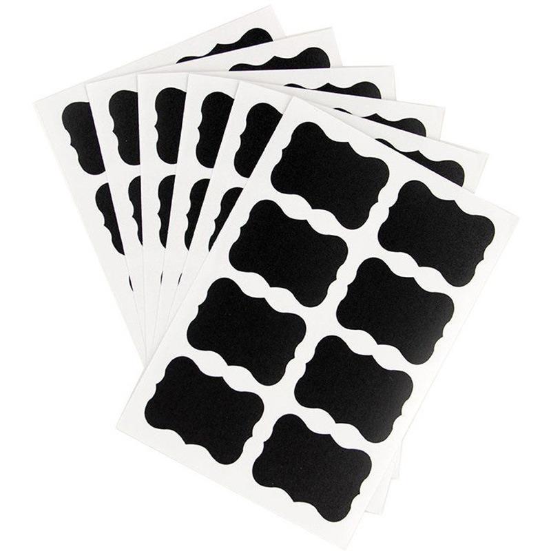 Apothecary Labels for Jars Vegetable Storage Stickers Kitchen Jars Labels Stickers for Cans Blackboard Stickers PTZ005