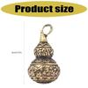 Set of 3 Artistic Gourd Pendants Jewelry Component Gourd Jewelry Findings Suitable for Jewelry Bracelets and Necklaces