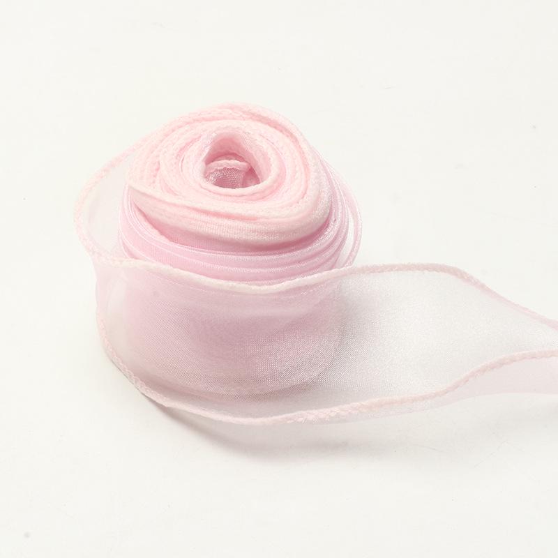 Coreless Iridescent Fishtail Satin Ribbon for Bouquet Packaging