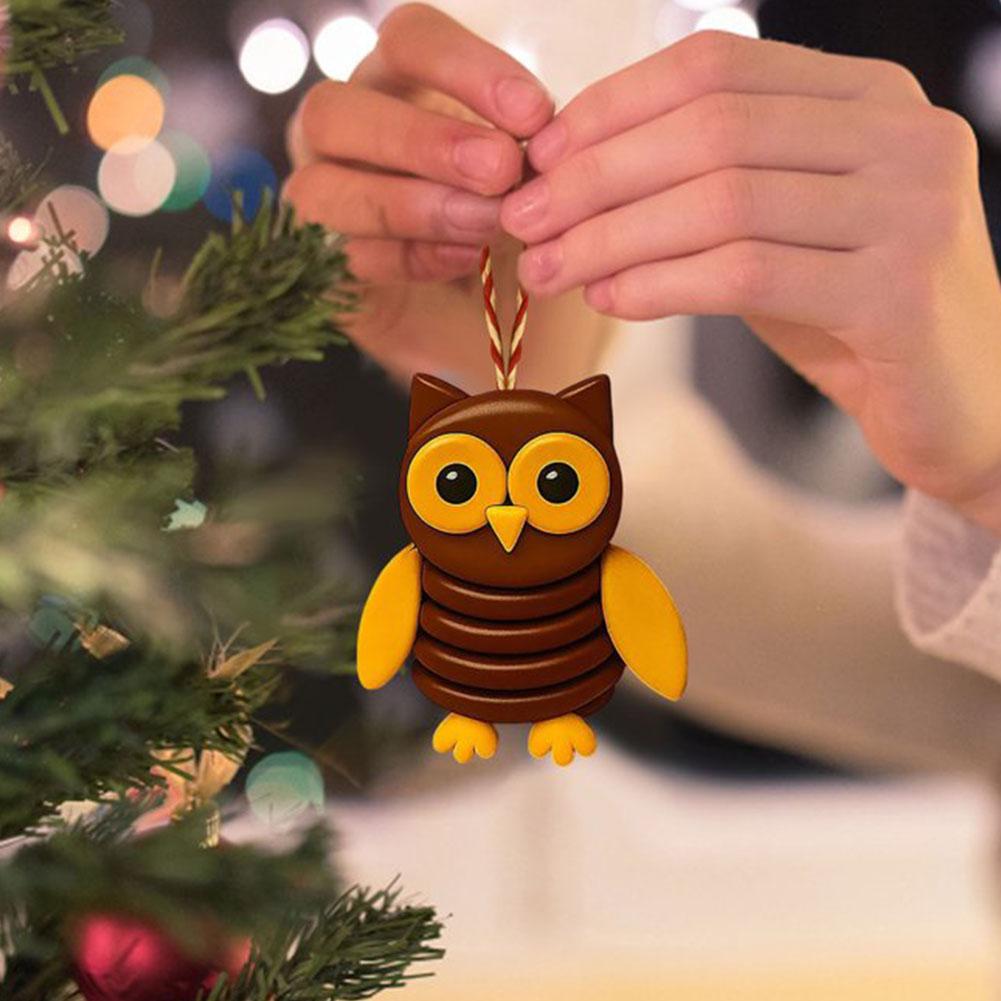 2025 Christmas Tree Ornament, DIY Colorful Button Tree Kit Xmas Hanging Ornaments for Christmas Party Tree Window Decorations