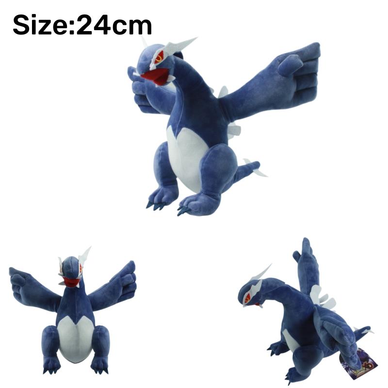 Peluche Pokemon Leggendari Lugia Lucario Giratina Koraidon Zacian Solgaleo Figure Cartoni Animati Morbido Giocattolo di Peluche Regali