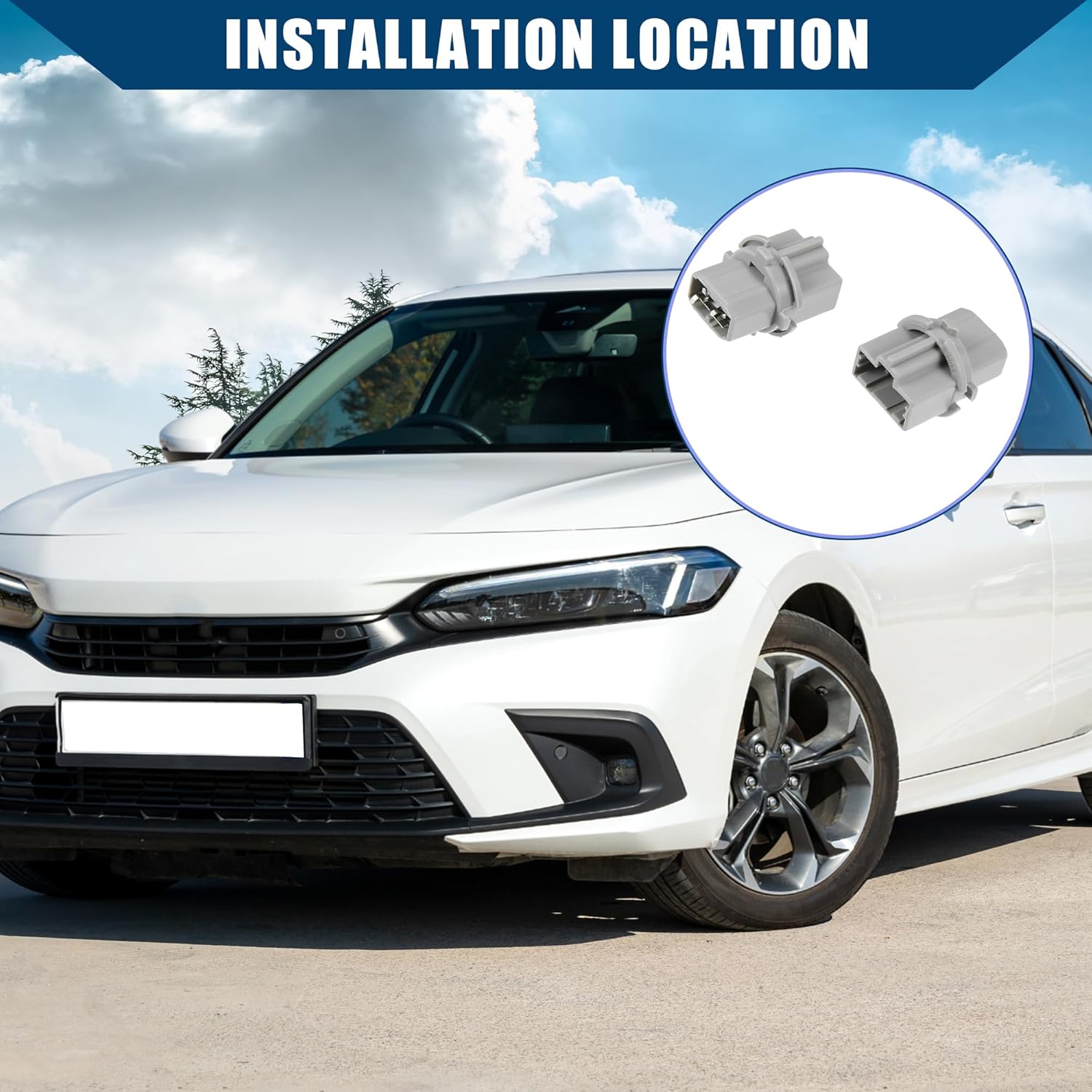 NO. 33515S50003 Rear Tail Light Brake Lamp Socket For Honda Accord Civic Fit For Acura/Turn Signal Lights Wire Harness Plug Holder Lamp