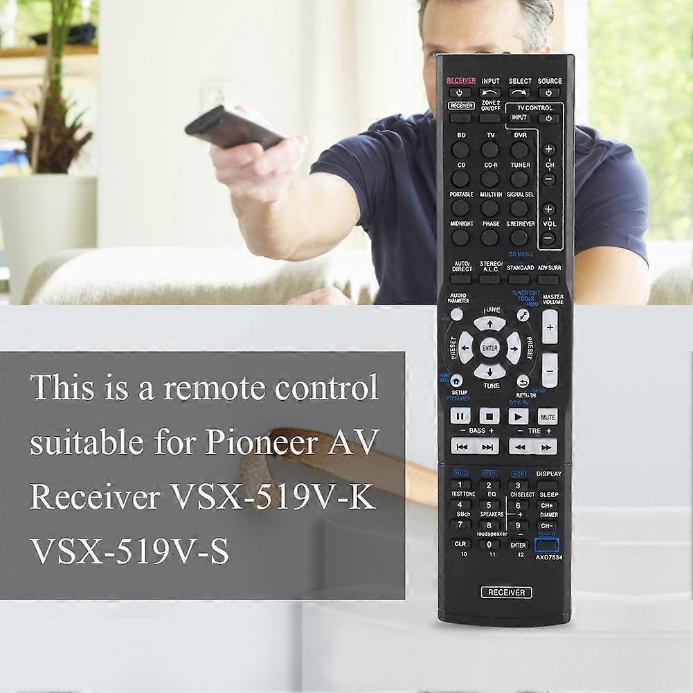 Amplifier Remote Control Smart Remote Controller for Pioneer AV Receiver VSX-519V-K