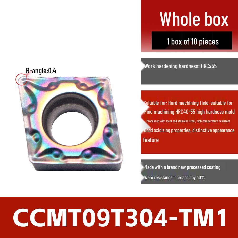 CNC Stainless Steel Lathe Inserts: Rhombic Boring CCMT DCMT TCMT for Outer Diameter & Inner Hole Turning