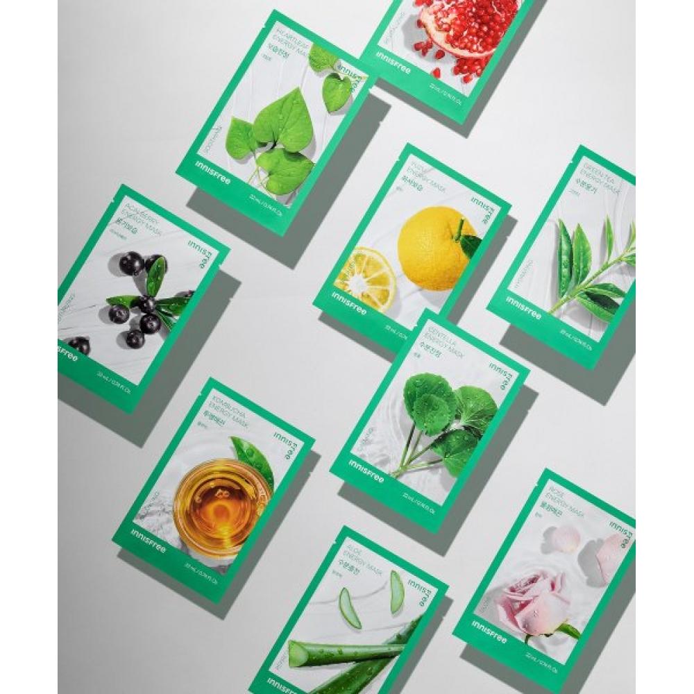 Innisfree Energy Mask Special Set 20 Sheets