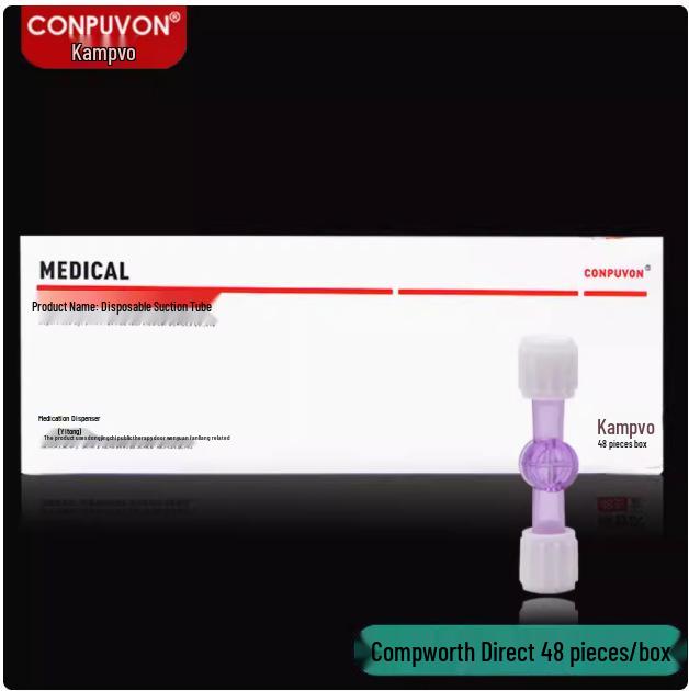 Kangpuwo Medical Hyaluronic Acid Solution Two-Way Valve Conversion Connector with Universal Screw Thread and Flat Mouth