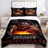 Custom Textile Nightmare Horror Bedding 3 Piece Set HD Print Duvet Cover Pillowcases for Teens Adult Bedroom Decoration