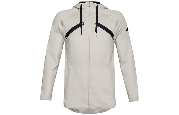Under Armour CURRY Jackets Men s White Hooded Moderate Other 1356996-110 M
