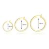 Hoop Earrings for Women Fashion Trend Micro-inlaid Zircon Small & Big Pierced Cartilage Ear Hoops Punk Jewelry Accessories E398
