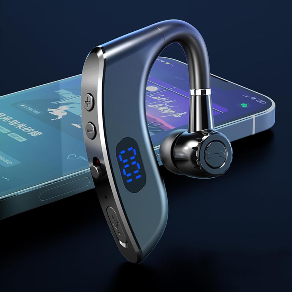 Bluetooth Single Bluetooth Single Fast IPX6 Single LED Battery Level Physical Automatic Instant Wireless Bluetooth Headset for and Compatible with