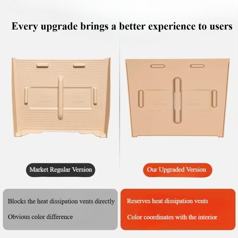 For BYD Leopard 8 2024 2025 Car Center Console Silicone Charging Station Mat Wireless Charge Pads Protector Anti-skid