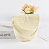 Pure Color Children Straw Bag Handmade Rattan Bag New Handwoven Beach Bag  Women