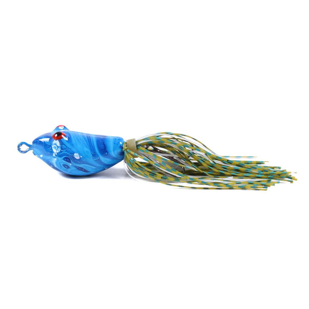 10cm 8.4g Simulated Frog Bait Topwater Frog Lures with Treble Hook Ray Frog Crankbait Lures Swimbait Fishing Lure