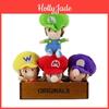 Adorable Super Mario Bros Baby Mario Luigi Plush Toy Stuffed Doll 6.7" Gift