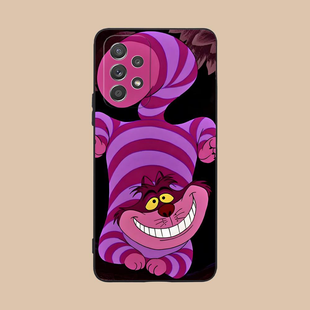 C-Cheshire Cats Phone Case for Samsung Galaxy A73 72 71 70 56 55 54 53 52 36 35 34 23 16 15 5G Colour Printing Smartphone Pretty