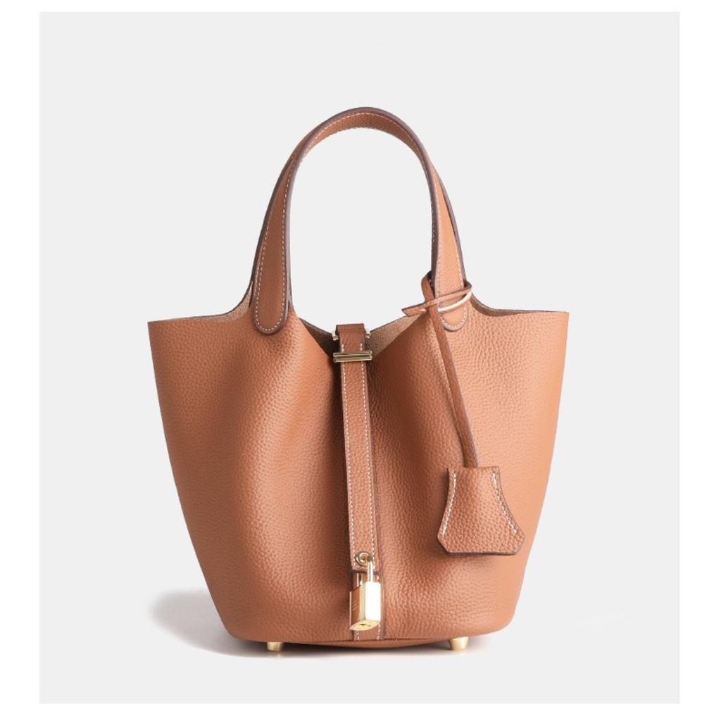 Leder Damenhandtaschen, hochwertige Gemüsekorbtaschen 2025 neue erste Schicht Rindsleder tragbare Beuteltaschen, Pendler Damenhandtaschen mit großem Fassungsvermögen