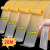 1 Roll Double Sided Tape High Viscosity Grid Fiber Transparent Double Sided Tape Sticky Waterproof  Adhesive Fiber Mesh Tapes