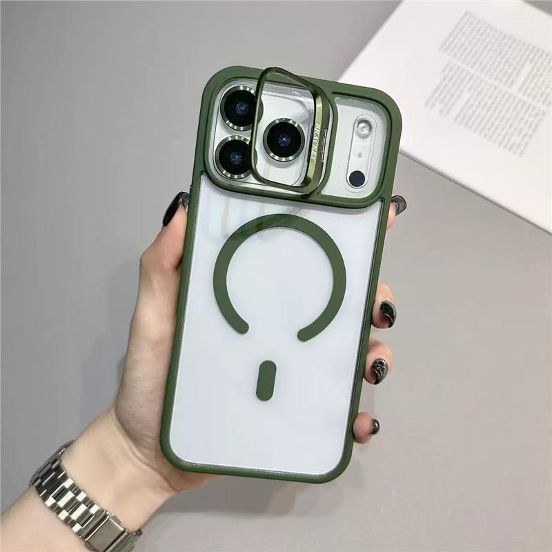 Lens holder Magnetic attraction is suitable for Apple iPhone11promax mobile phone case, the new 11 transparent all-inclusive anti-drop case.
