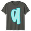 Letter Q Alphabet Unisexs TShirt Unisexs Tee Graphic Unisex Bubble Design