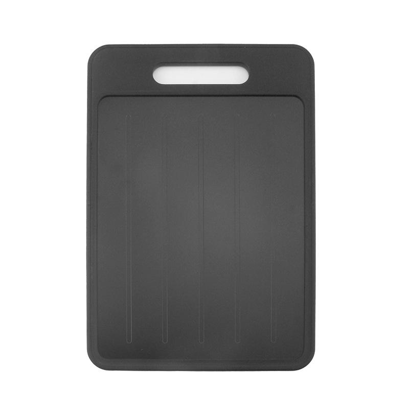 

Multifunctional Aluminum Double-Sided Defrost & Cutting Board with Knife Sharpener and Garlic Press Square
