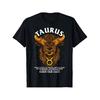 Taurus Bull Horoscope Sign Birthday Gifts for Men for Women T-shirt Men's T-shirt - Short-sleeved Crew Neck, Casual Street Style, Suitable for Themed