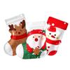 Festive Red Sock Candy Gift Bags: Christmas Self-Sealing Holiday Decoration