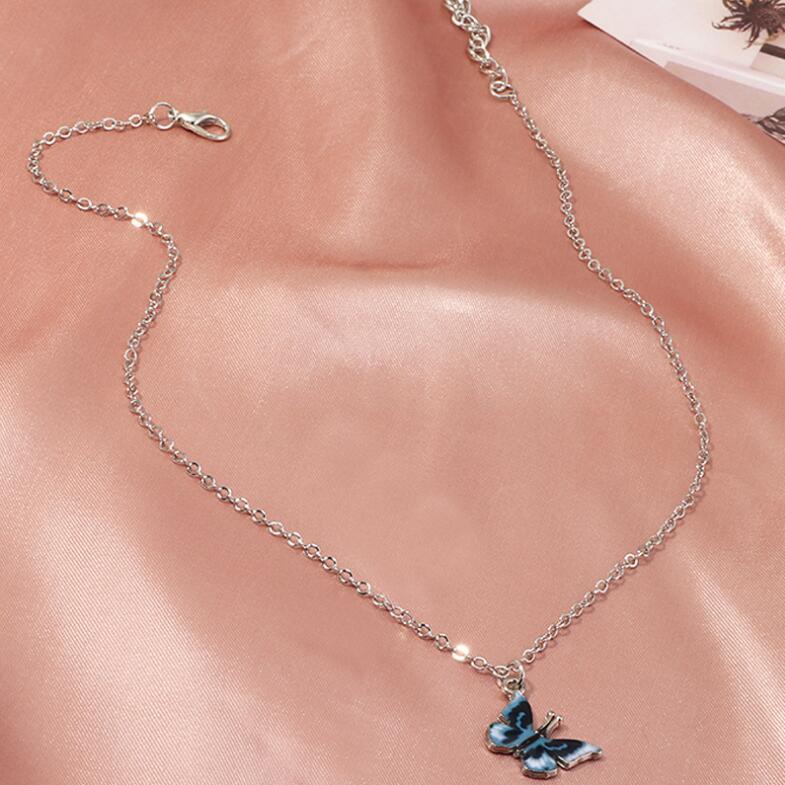 European & American Butterfly Chain Necklace - Trendy Fashion Jewelry