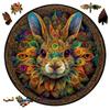 Mysterious 3D Wooden Puzzles Lion Unique Animals Shape DIY Educational Toys Gifts Wooden Jigsaw Puzzle Games For Kids Adults