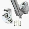 Shower Head Bracket, For 2 Screws, For 2 Plastic Nuts Adjustable Perforated Shower Pedestal Mount Shower Head Rack Accessories