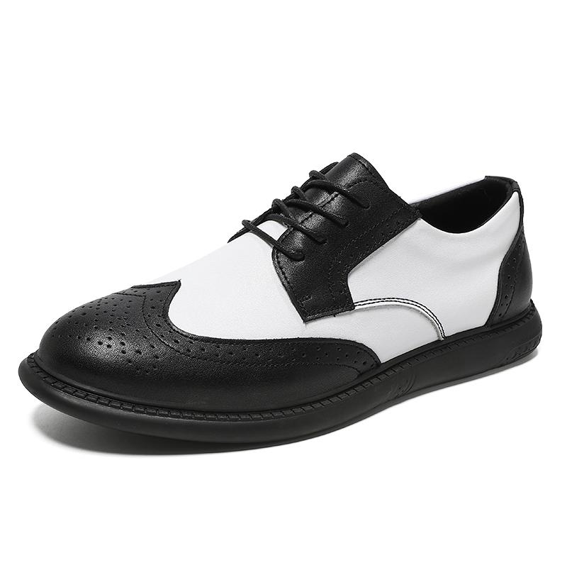 Fashion Lace Up Business Formal Dress Footwear Lace Up Male Derby Shoes Outdoor Walk Sneakers Classic Men's Casual Leather Oxfords Shoes