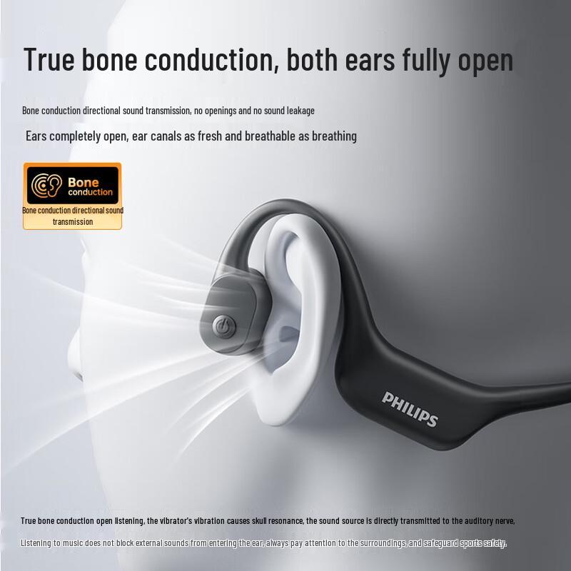 Philips 6609 Bone Conduction Sports Headset with MP3
