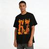 Thanksgiving Themed Number 67 Turkey Pumpkin Print Casual Top Pure cotton T-shirt