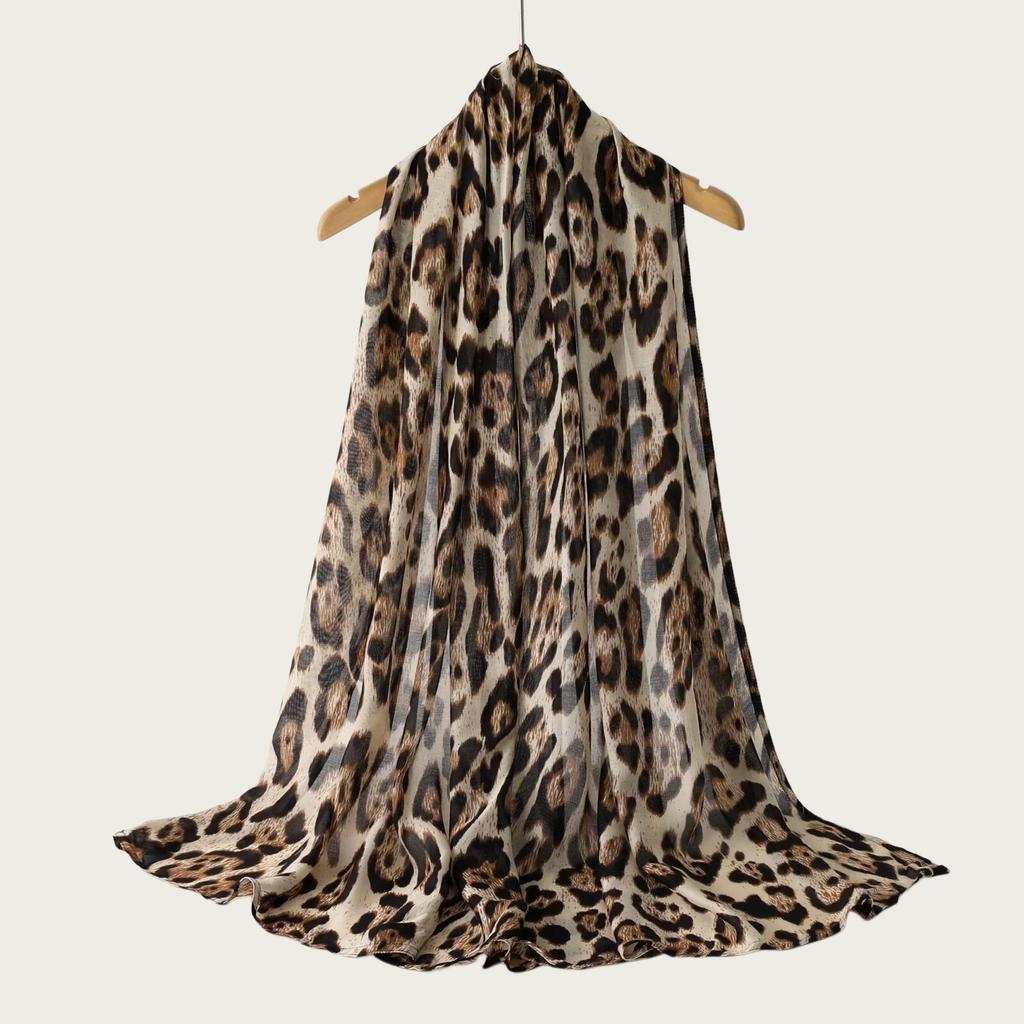 New high-quality double-needle human cotton scarf casual versatile bag headscarf watercolor gradual change color striped long scarf