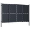 Portail de jardin - VIDAXL - Acier - 350 x 175 cm - Anthracite - Sécurisé et durable