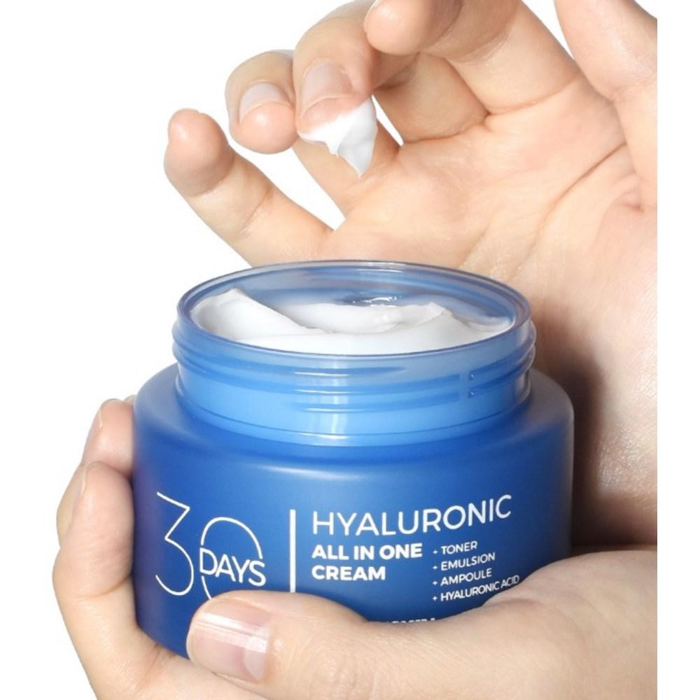 Pretty Skin 30 Jours Crème Hydratante Hyaluronique Tout-en-Un, 100ml, 1 unité