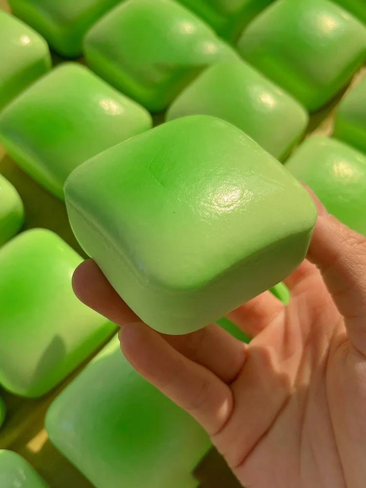 Squishy Simulated Square Bread Squeeze Toy Stress Relief Slow Rising Small Toast Sensory Fidget Toys For Anxiety Adhd Kids Adult