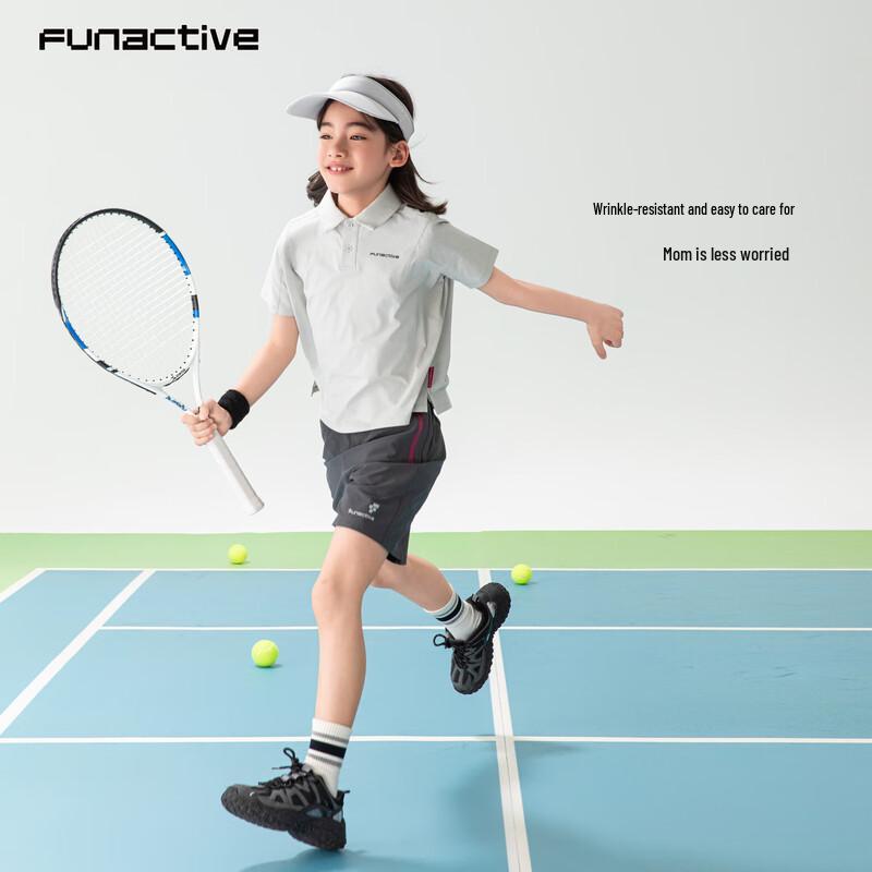 

FUN ACTIVE Kids Quick-Dry Sport Polo Shirt 110