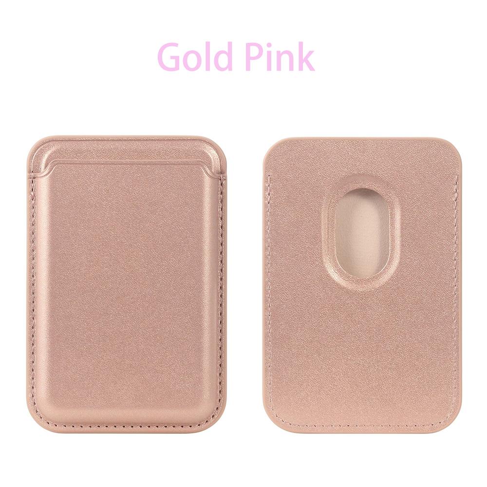 Carteira Magnética Universal de Couro MagSafe Porta-Cartões Bolso para Cartões com Fixação Forte para Iphone Samsung Xiaomi OPPO Motorola Google
