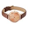 Authorized Dealer Shiki Bouquet Autumn Rose Brown Mw007002 [MATOW] Women's Watch, Leaves, Gold, Leather,