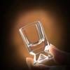 Baijiu Thickened Wine Dispenser Set,Household Glass One-shot Wine Glassware,Transparent Spirit Glasses Dispenser,Decanting Pot