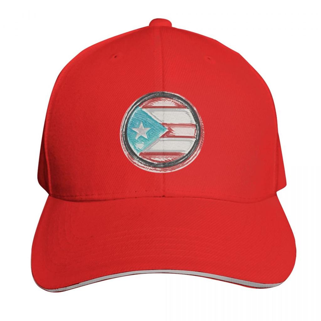 Puerto Rico Flag Baseball Cap Visor Trucker Hat Mountaineering Icon Women Unisexs