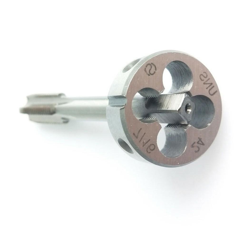1pc 7/16-24 Tap + 1pc 7/16-24 Die UNS Right Hand Taper and Die