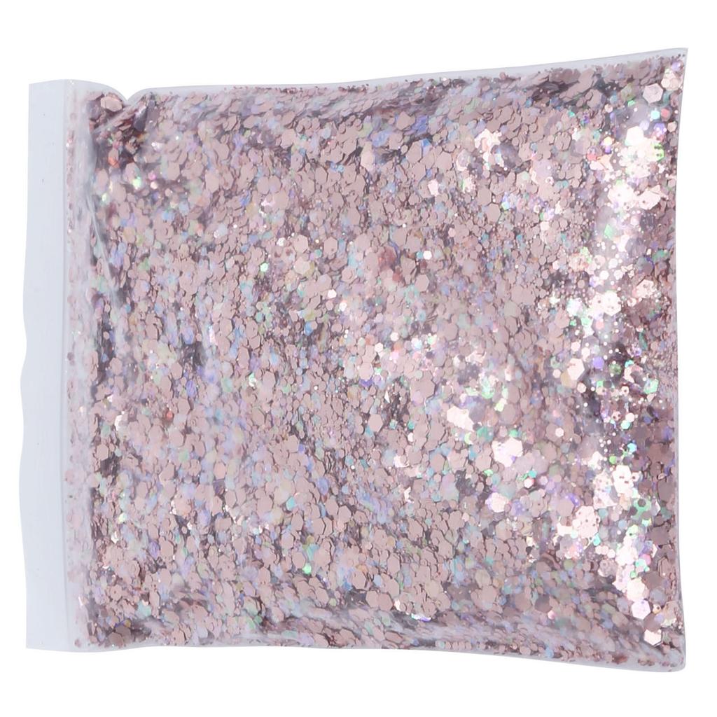 50g Nagelglitzer Bunt Fantasy Roségold Gesunde Inhaltsstoffe Harz-Pailletten für Handgemacht