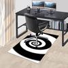 1 STuks Spiraal Cirkel Tapijt Ultra Zacht, Dik & Absorberend, Antislip Machine Wasbare Mat voor Entree
