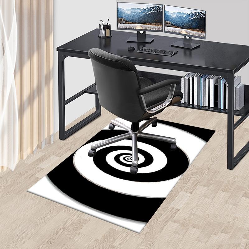 1 STuks Spiraal Cirkel Tapijt Ultra Zacht, Dik & Absorberend, Antislip Machine Wasbare Mat voor Entree
